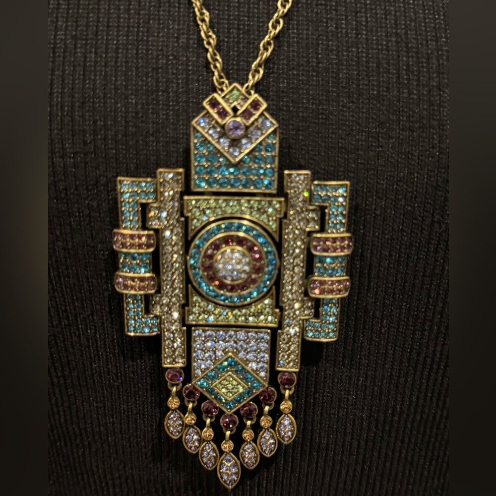 LA Vintage Art Deco Limited Edition 282/400 Signed Necklace